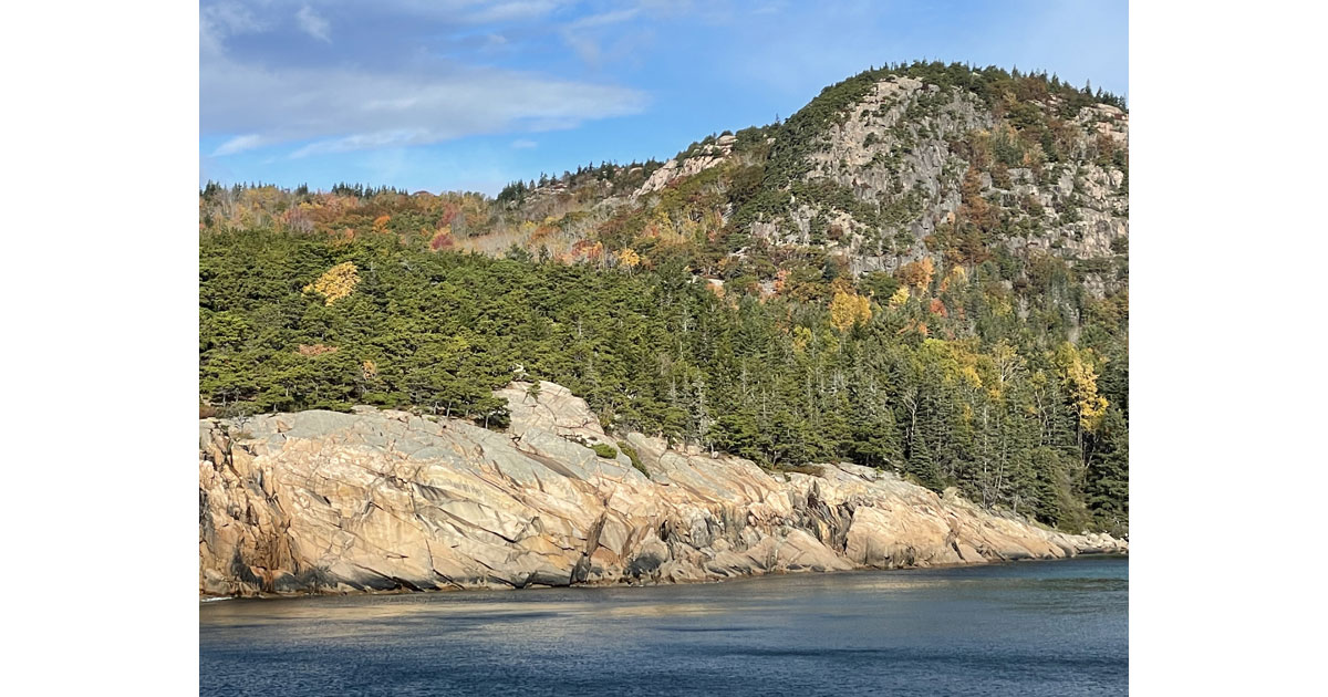 Acadia from the boat