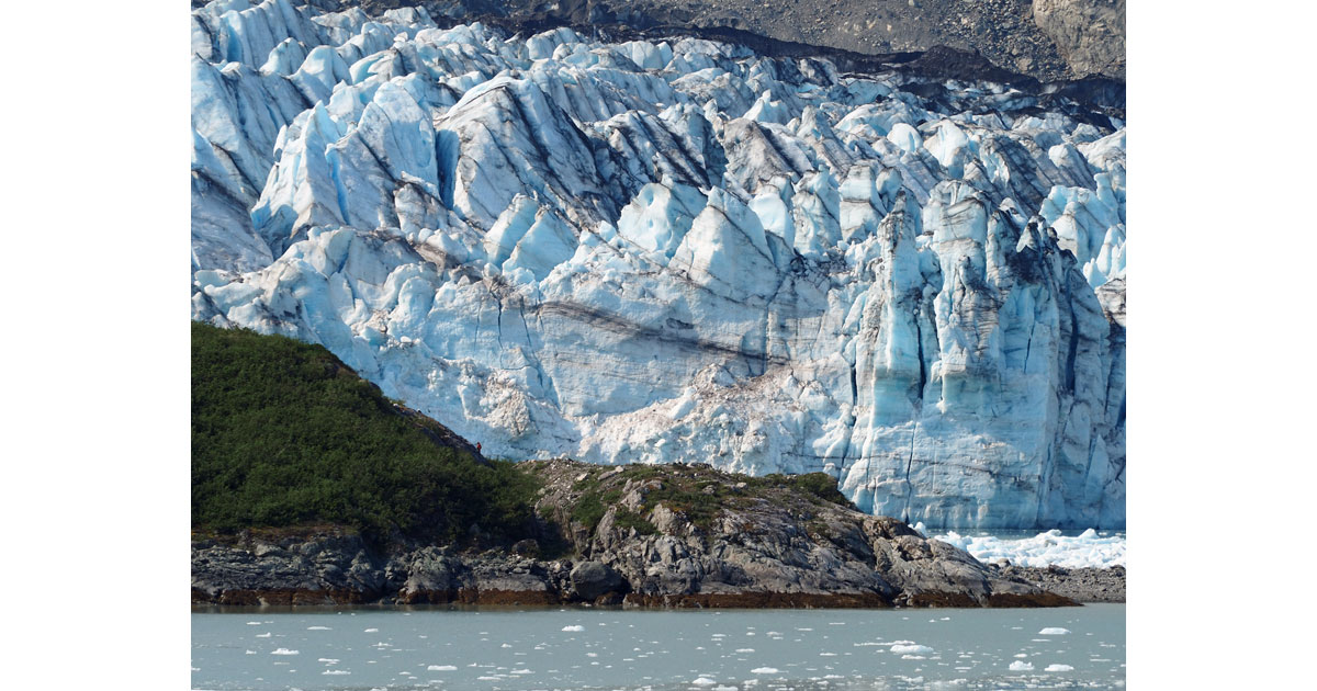 Close up of Marjerie Glacier in Glacier Bay © Debbra Dunning Brouillette