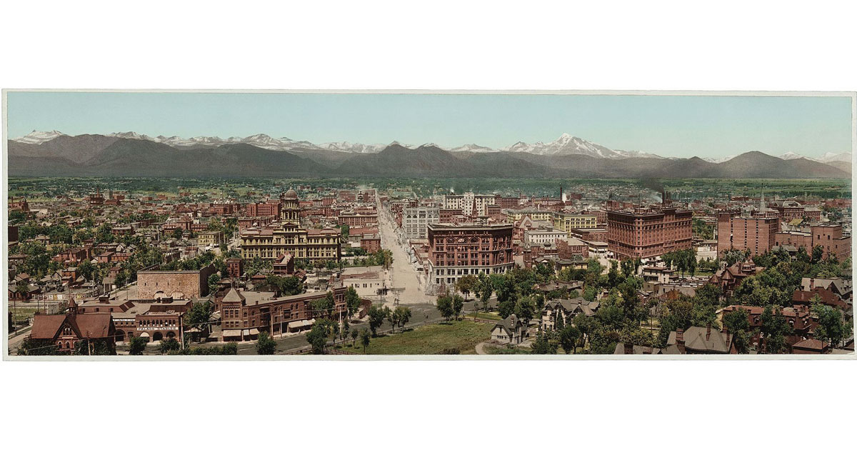 Denver, Colorado, - 1898 by William Henry Jackson