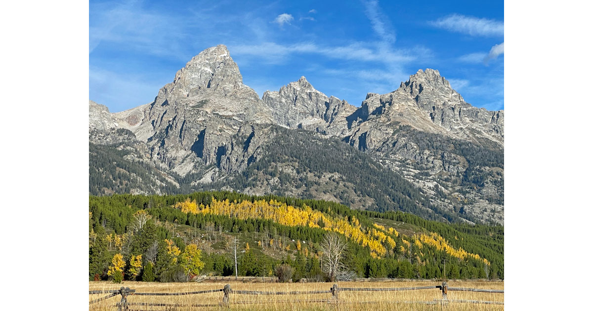 Fall in Grand Tetons National Park is glorious.