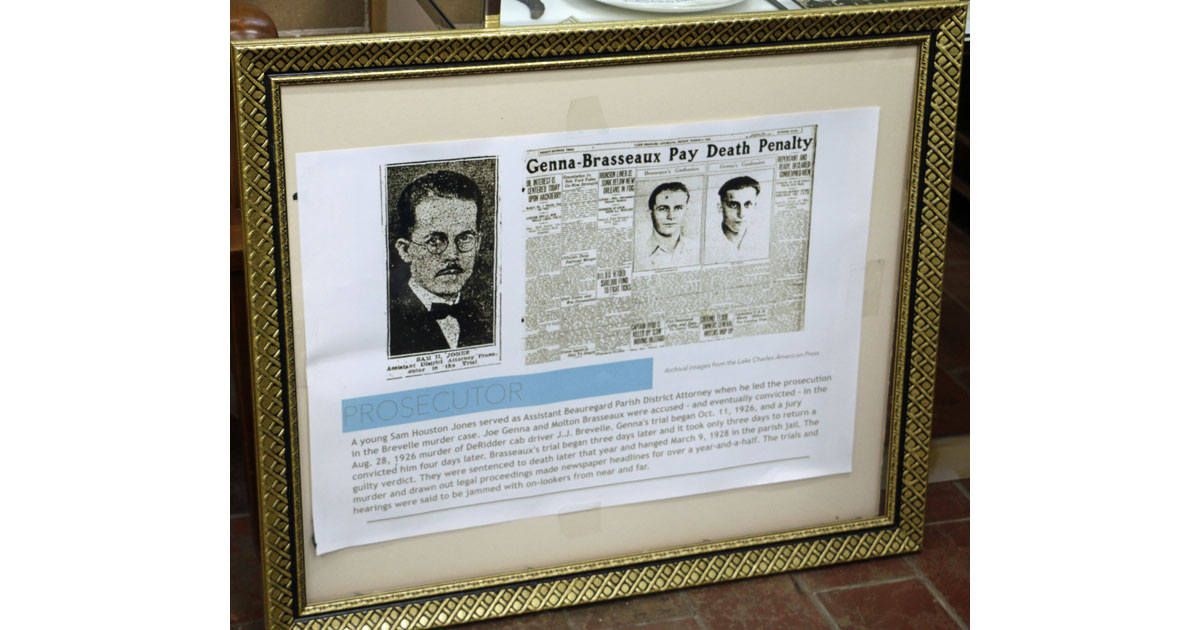 Genna-Brasseaux were Hanged in the Gothic Jail. Exhibit at Beauregard Museum