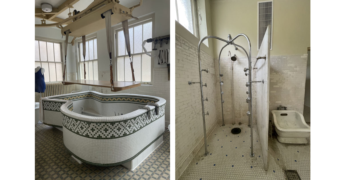 Hubbard Tub Room and Jetted shower and sitz bath