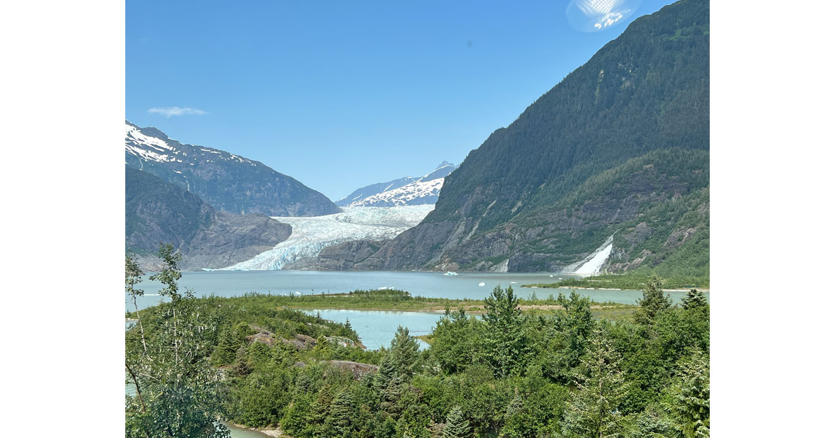 Juneau Mendenhall Glacier Nugget Falls Close up ©Debbra Dunning Brouillette