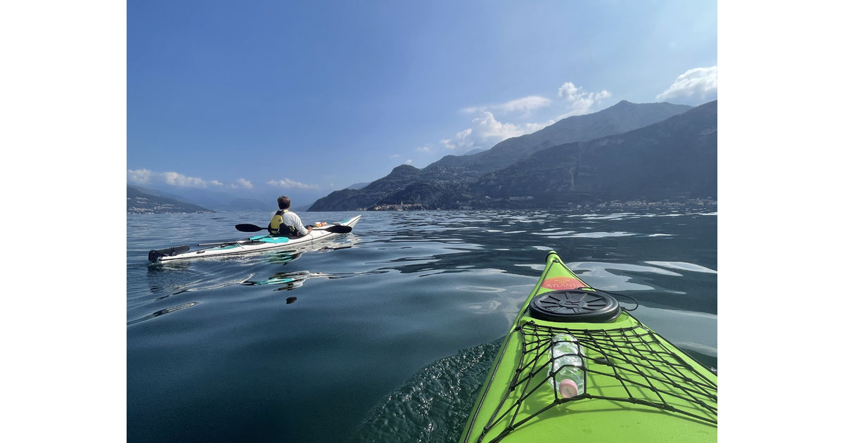 Kayaking Lake Como