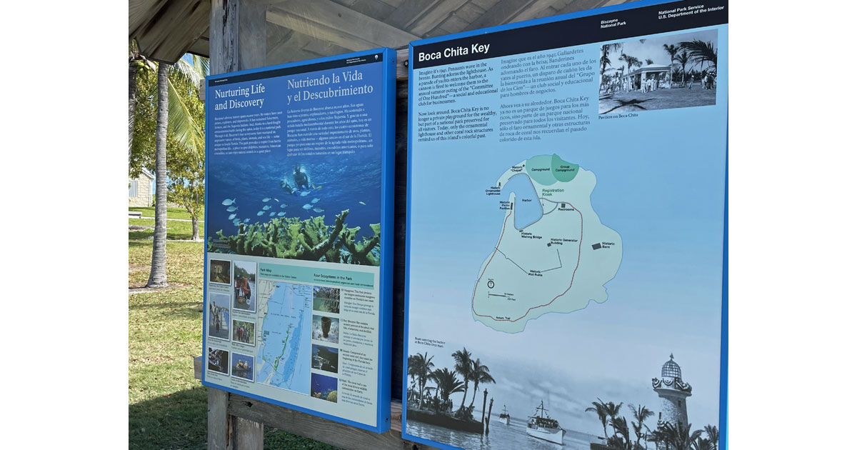 Map of Boca Chita Key