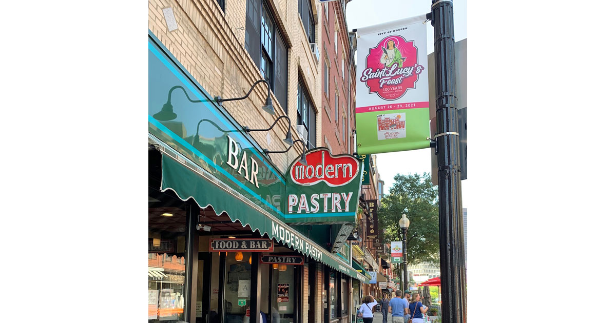 Modern Pastry in the North End. Photo by Charlene Peters
