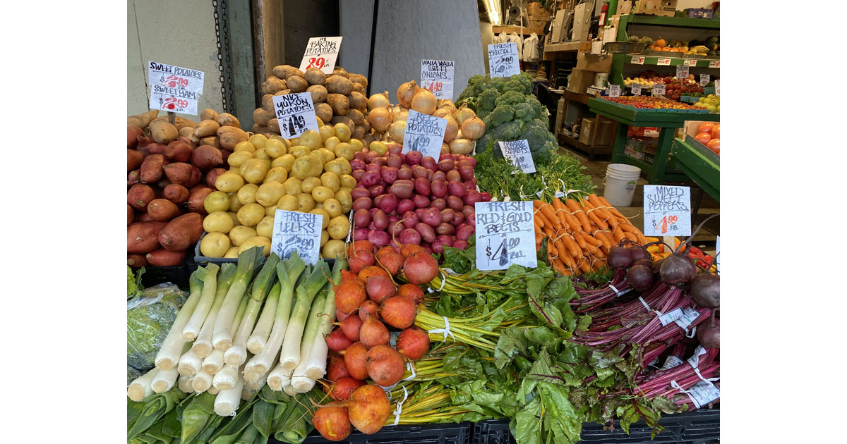 Olympic Pike Place Market Vegetables