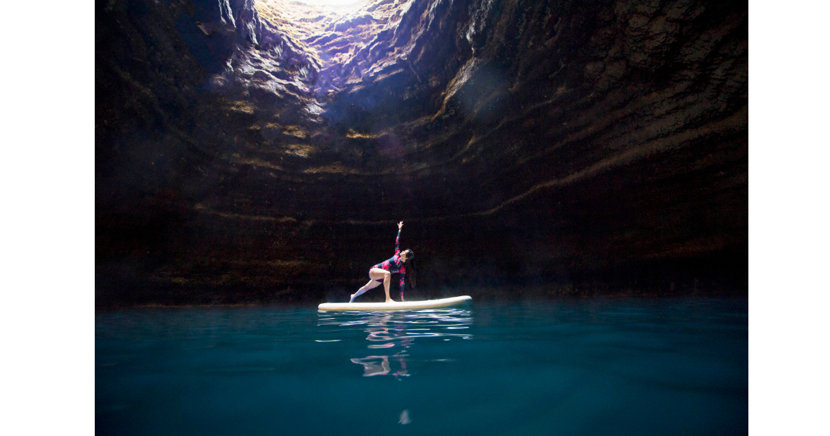 Stand Up Paddleboard Yoga in the Crater - VisitParkCity.com
