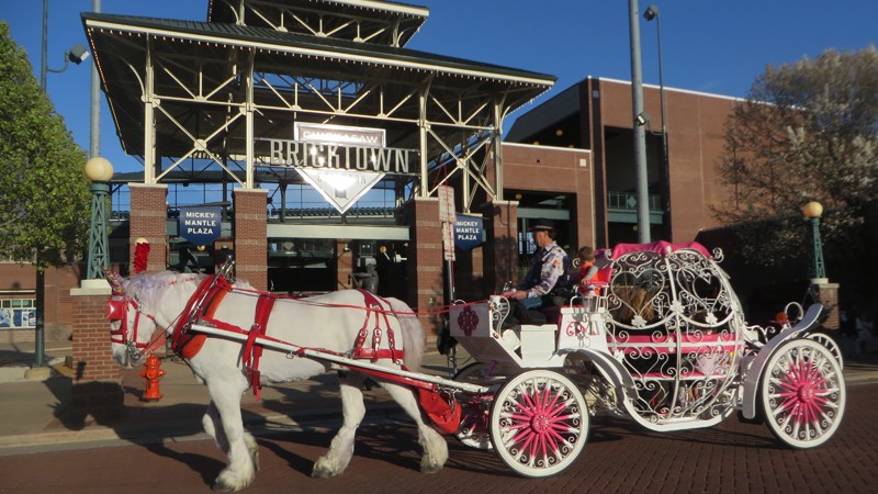 Explore historic Bricktown on a carriage ride.