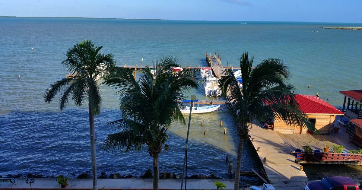 Belize - View from Ramada Princess Hotel