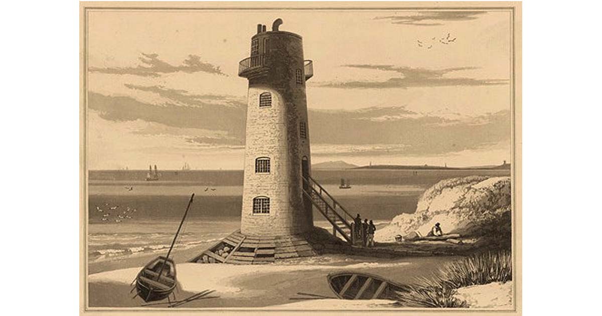 Light House on Point of Aire, Flintshire