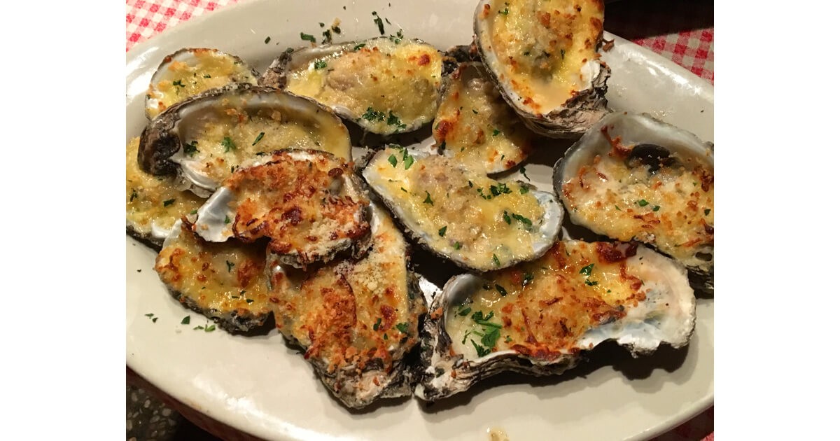 Chargrilled oysters at Randol’s