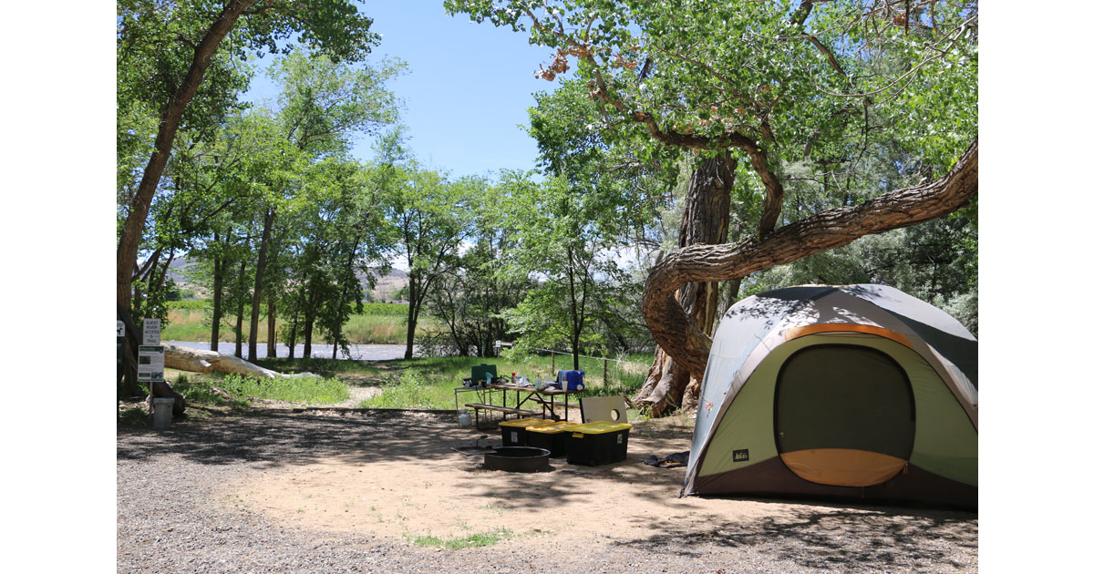 Camping along the Colorado River