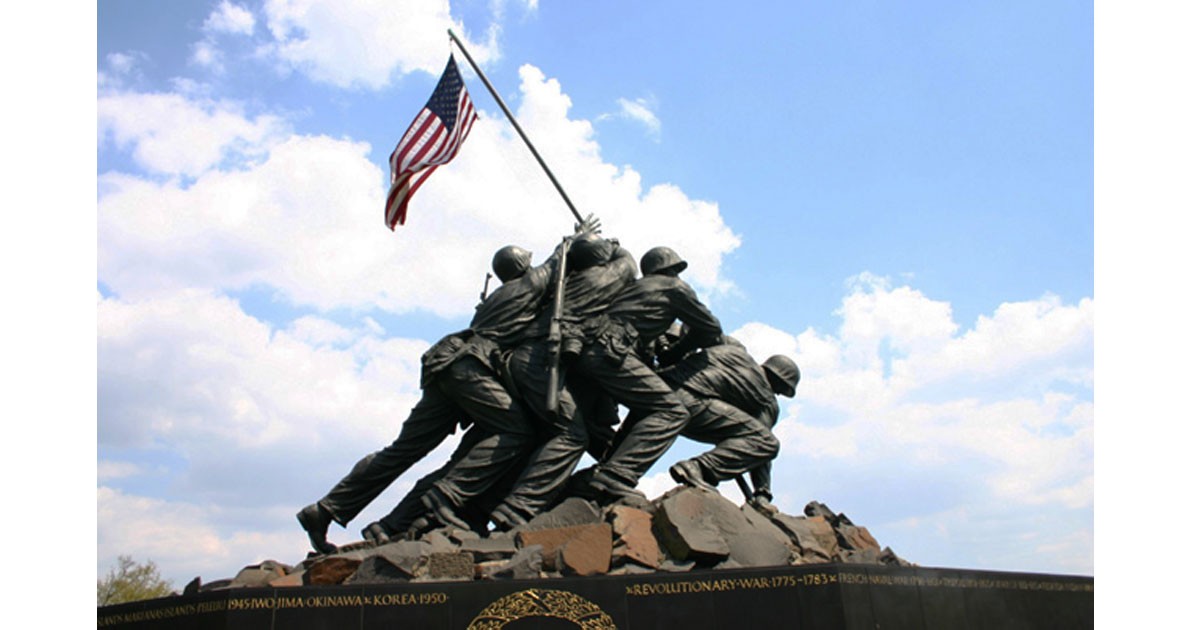 Iwo Jima Memorial from WWII