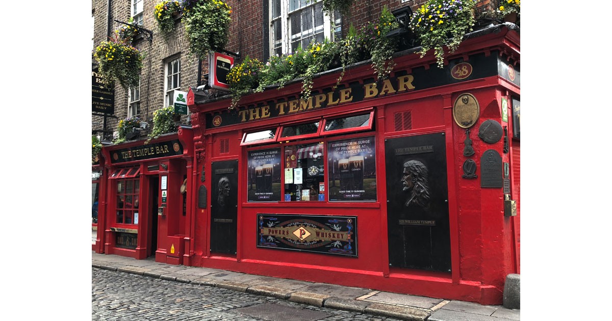 Temple Bar Area in Dublin